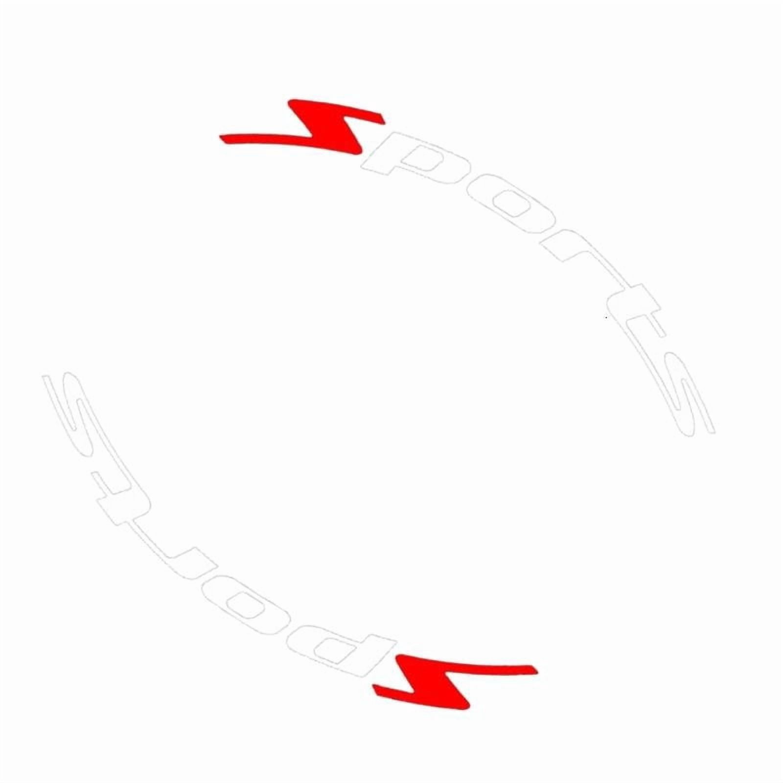 Decal Vehicle Letters Sports Tire Lettering Decal Set, Reflective Adhesive Sidewall Stickers ...