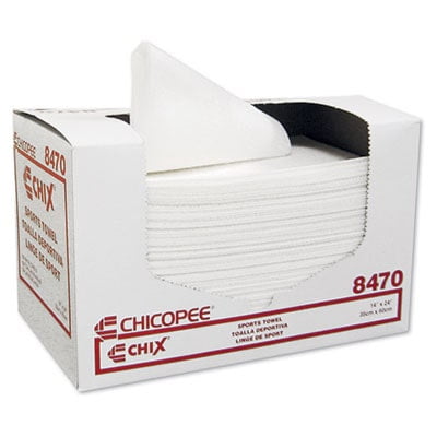 Sports Towels, 14 x 24, White, 100 Towels/Pack, 6 Packs/Carton Sports Towels, 14 x 24, White, 100 Towels/Pack, 6 Packs/Carton