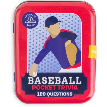 Sports Trivial Pursuit Game - Baseball Fun & Challenging Card Game Set 60 Cards with 120 Questions - Easy to Play Pocket Trivia Games For Adults Teenagers
