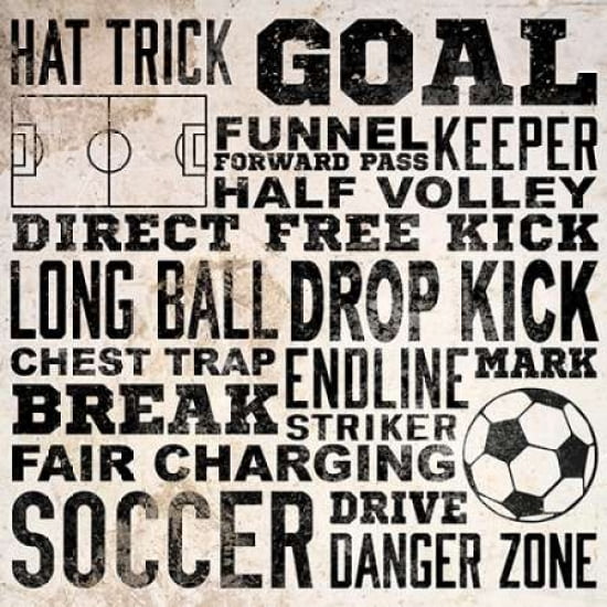 Sports Type III Canvas Art - SD Graphics Studio (24 x 24)