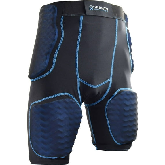 Sports Unlimited Adult 5 Pad Integrated Football Girdle - Zig Zag Pattern