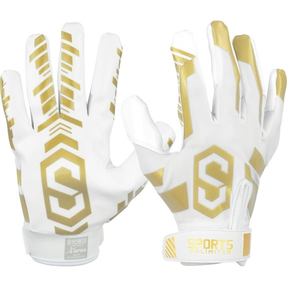 Sports Unlimited Clutch Adult Receiver Football Gloves