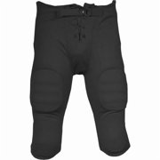 Sports Unlimited Double Knit Youth Integrated Football Pants - Black-XXL