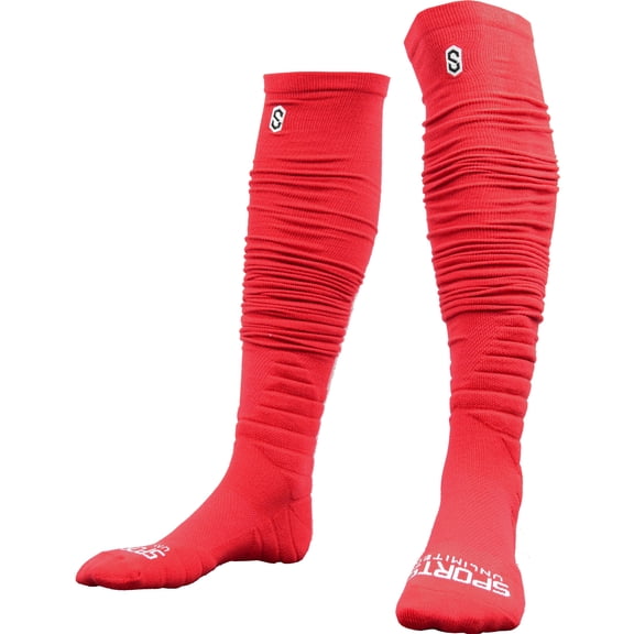 Sports Unlimited Gameday Drip Scrunch Football Socks, Sold as a Pair