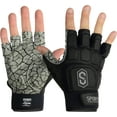 thumbnail image 1 of Sports Unlimited Max Clash Adult Padded Half Finger Lineman Football Gloves, 1 of 5