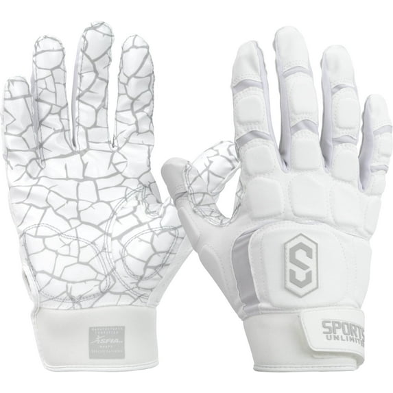 Sports Unlimited Max Clash Adult Padded Lineman Football Gloves