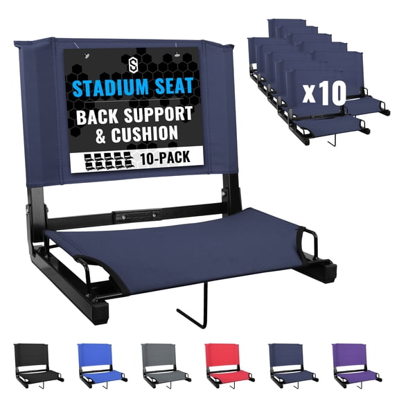 Sports Unlimited Stadium Chair - 10 Pack