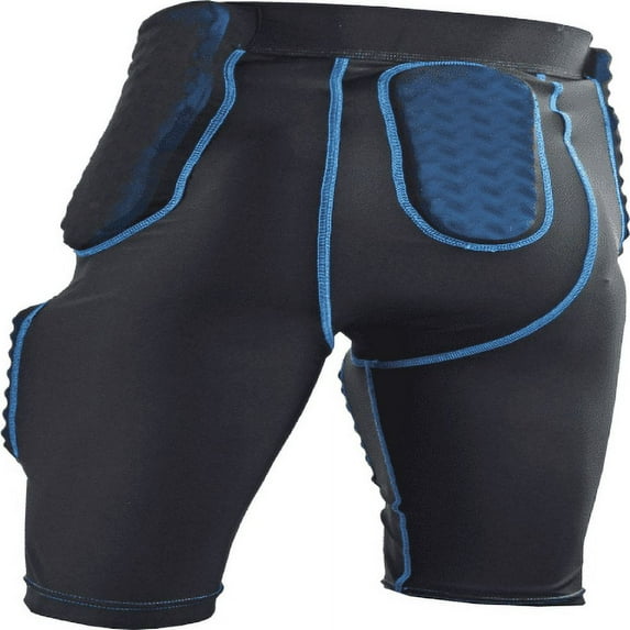 Sports Unlimited Youth 5 Pad Integrated Football Girdle - Zig Zag Pattern