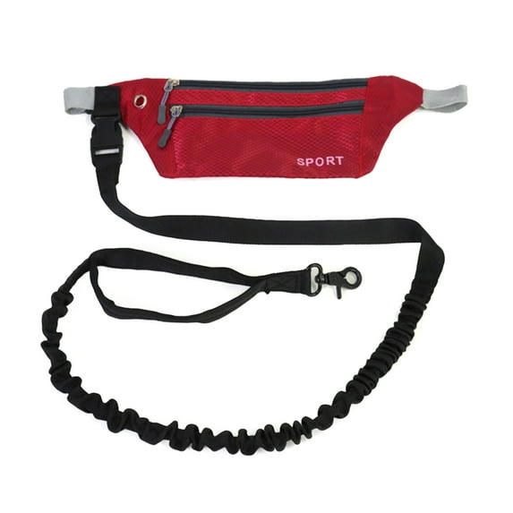 Sports Waist Bag Long Leash for Dog Multifunctional Leash Outdoor Sports Waist Bag for Training Hiking