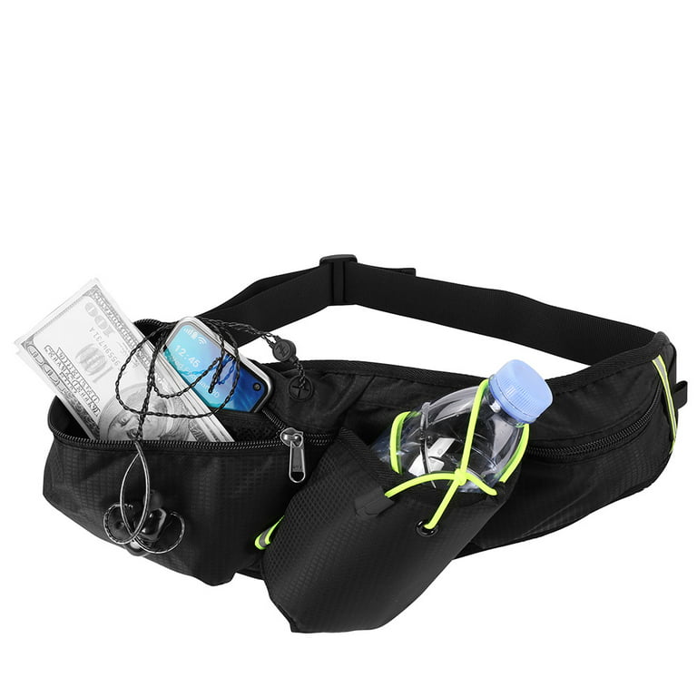 Sporty Fanny Pack with Water Bottle Holder