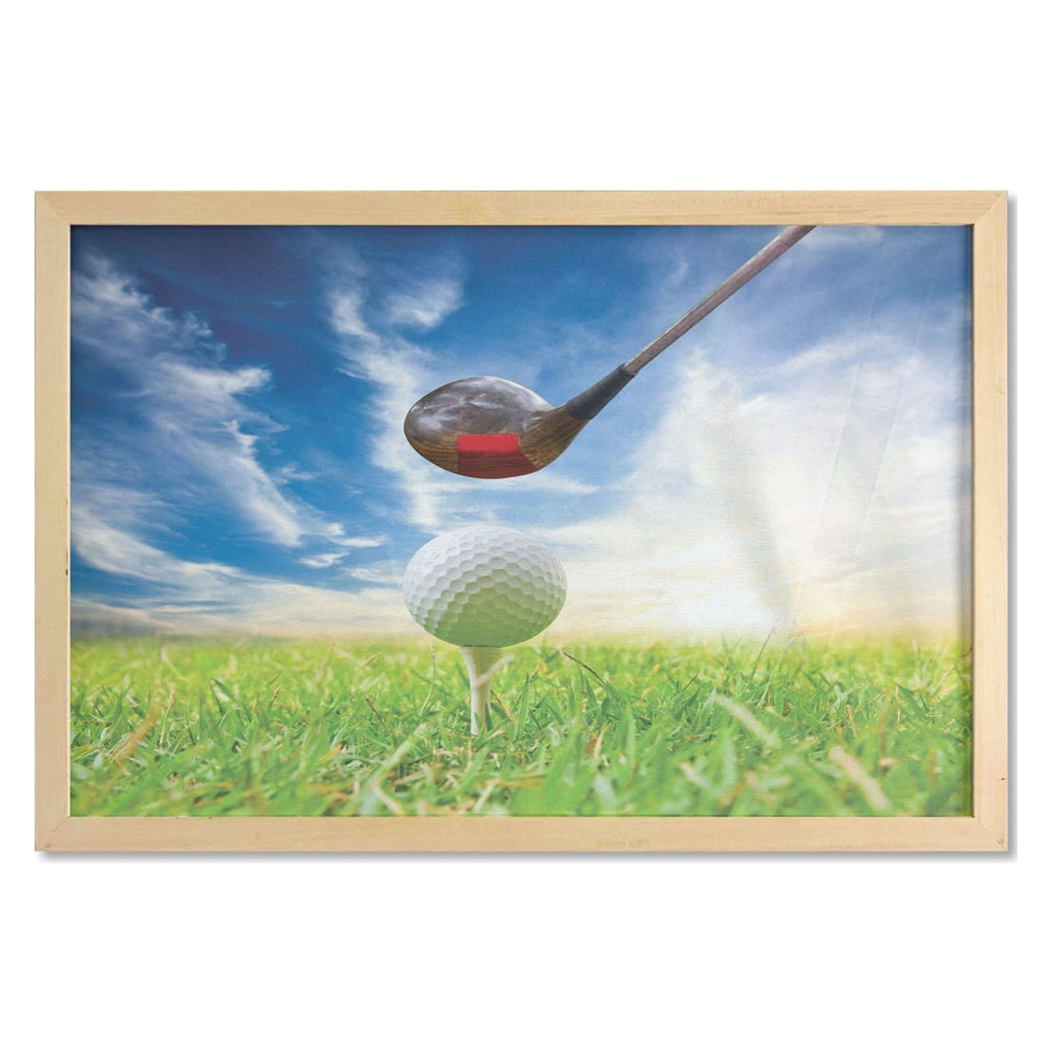 Golf Ball On Tee print by Editors Choice