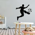 thumbnail image 1 of Sports Wall Decals for Boys Bedroom - Volleyball Player Kicking Ball Up High in the Air Player DIY & Creativity Boy Girl Bedroom Wall Sticker - Size: 20 In x 20 In, 1 of 5