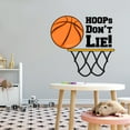 thumbnail image 1 of Sports Wall Decals for Boys Bedroom - Ball Spins Around the Rim DIY & Creativity Boy Girl Bedroom Wall Sticker - Size: 40 In x 40 In, 1 of 4