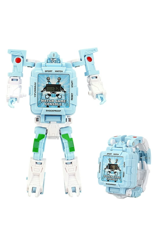 Sports Watch - Deformable Gaming Watch Wearable Deformable Robot Watch Boys And Girls Birthday Gifts Christmas Gifts