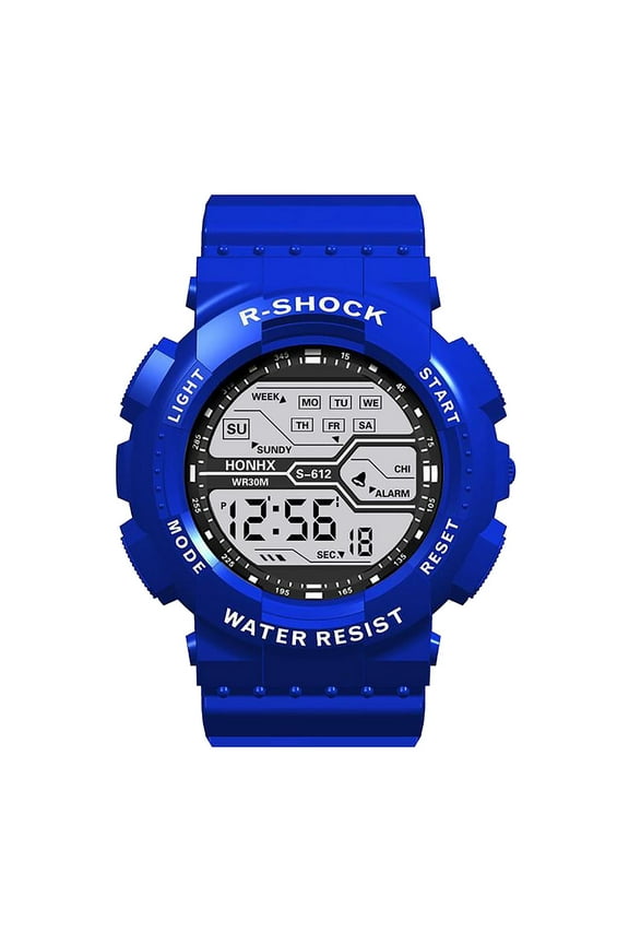 Sports Watch Digital Display With Calendar Function Waterproof Alarm Clock Luminous Watch Can Be Timed