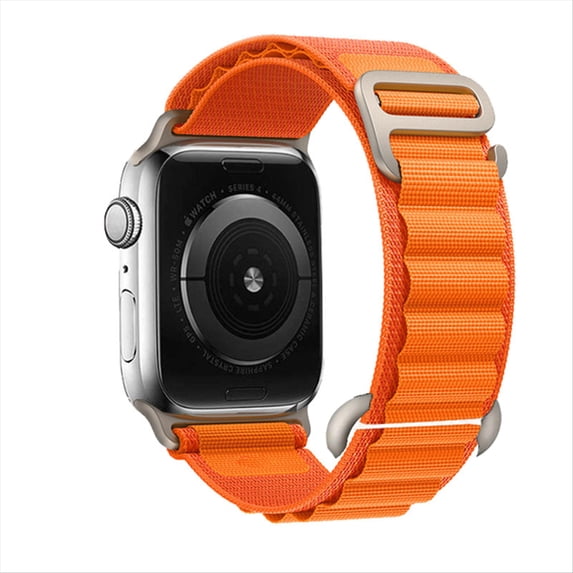 Sports Watch Strap for Apple Watch Ultra Band 49mm 44mm 45mm 40mm 41mm 42mm 45 44 mm iWatch Series 8 7 Se 9 6 5 4 3 2 Bracelet-Orange-42-44-45-49mm