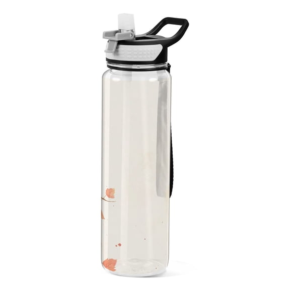 Sports Water Bottle 1000ML Tritan Food Grade Clear Water Bottle Fitness Outdoor Sports Bike The Orange Bird