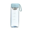 thumbnail image 1 of Sports Water Bottle 21.9oz Leak Proof Portable Outdoor Fitness Hydration Bottle with Clear Scale and Strap, Reusable, Dishwasher Safe, Suitable for Hiking Camping and Gym, 1 of 7