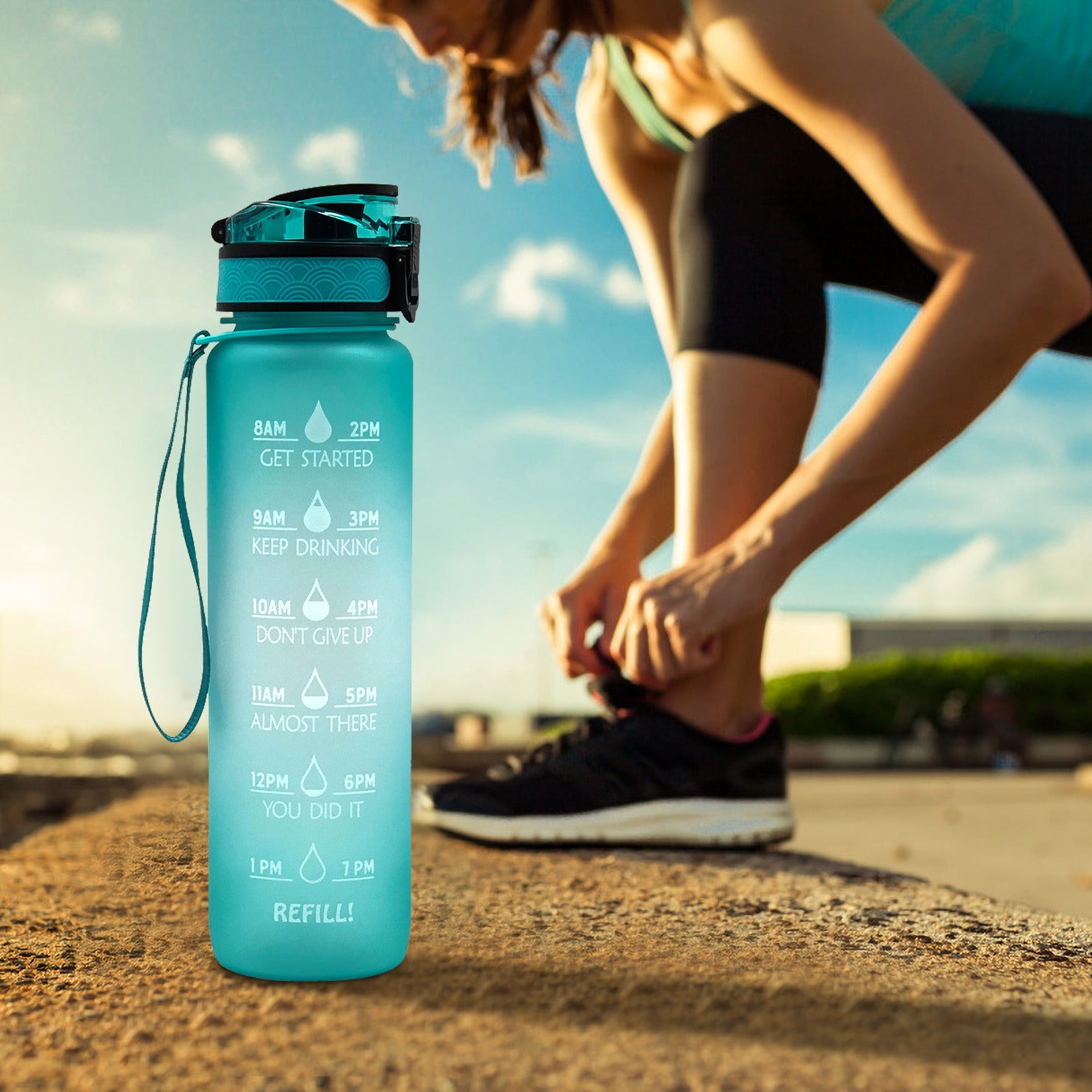 Amazing Water Bottle With Time Pictures