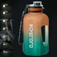 thumbnail image 1 of Sports Water Bottle, Large Capacity 2200ML, Frosted Plastic Grip, Portable Drawstring Handle, Tea Infuser Strainer, Outdoor Hiking Jug, Topliu, 1 of 6