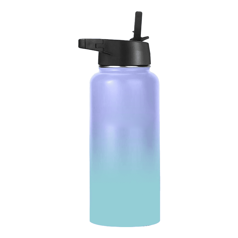 Sports Water Bottle Leak Proof, Vacuum Insulated Stainless Steel, Double Walled, Thermo Mug