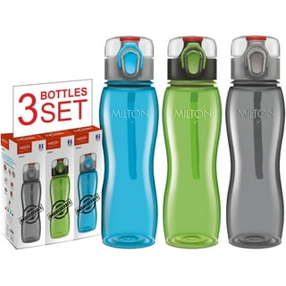 Pogo 290-0799-941 32-oz Tritan Water Bottles, Assorted Colors, 3 Pack