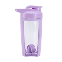 Sports Water Bottle, Protein Shaker Cup, 500ml Leak-Proof Mixing Bottle with Built-In Stirrer, Flip Lid, One-Hand Grip, Insulated and Anti-Scald Portable Fitness Water Cup