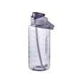 thumbnail image 1 of Sports Water Bottle with Straw Leak Proof 2000ml Large Capacity Plastic Gym Water Bottle with Hle for Fitness Yoga Exercise Running Travel BPA Free Hydration Jug for Men Women Home Office Purple, 1 of 6