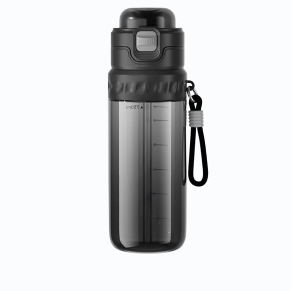 Sports Water Bottle with Straw Insulated Coffee Mug Outdoor Travel Jug Drinking Bottle Thermal Coffee Cup Gift for Boys Black