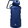 thumbnail image 1 of Sports Water Bottles 1 Gallon, Motivational Water Bottle with Measurement Scale, Leak-proof BPA-Free Non-Toxic 1 Gallon Bottle with Easy Carrying, Ideal for Gym, and Outdoor Sports (NAVY), 1 of 3