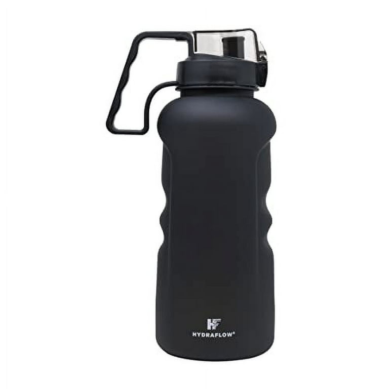1 Gallon Black Round Water Bottle with Handle Bpa Free