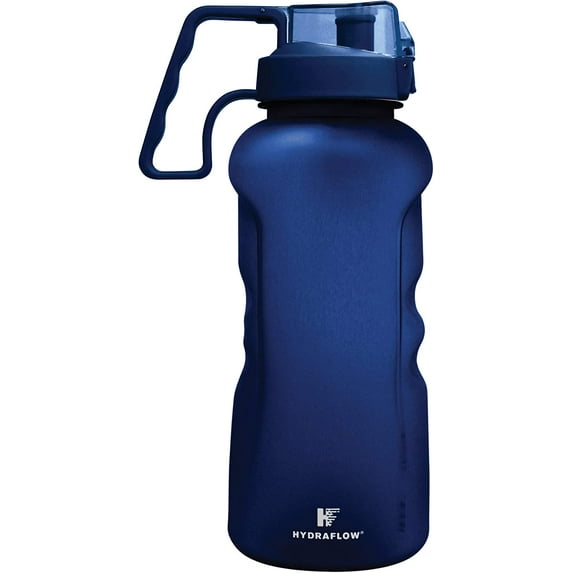 Sports Water Bottles 101oz, Motivational Water Bottle with Measurement Scale, Leak-proof BPA-Free Non-Toxic 101oz Bottle with Easy Carrying, Ideal for Fitness, Gym, and Outdoor Sports (NAVY)