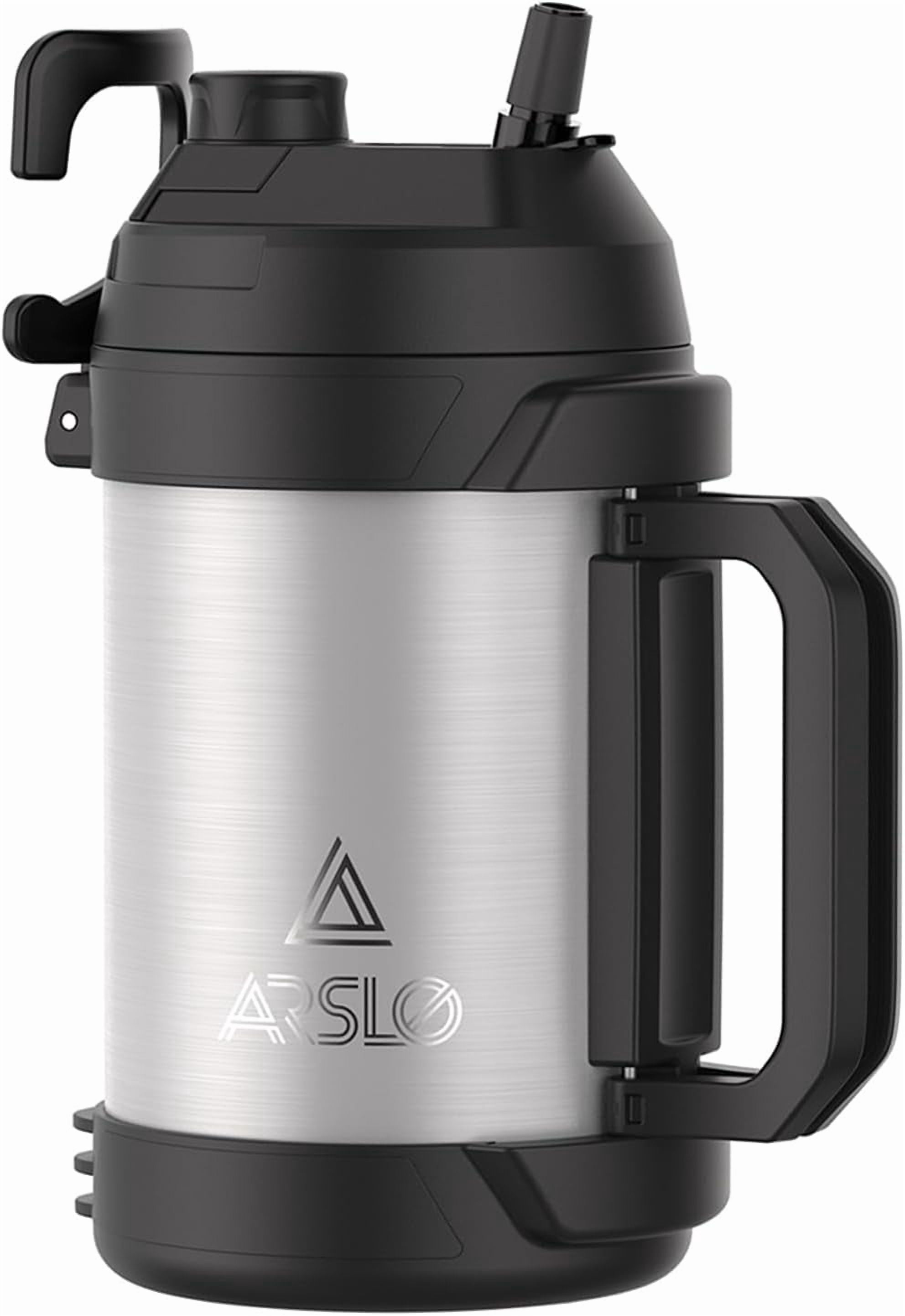 Sports Water Jug - Gallon Water Bottle - Insulated Stainless Steel Bottle for Gym, Workouts, Basketball, Football, Soccer - Keep Water Cold for Up To 24 Hours - 108Oz (StainlessSteel)