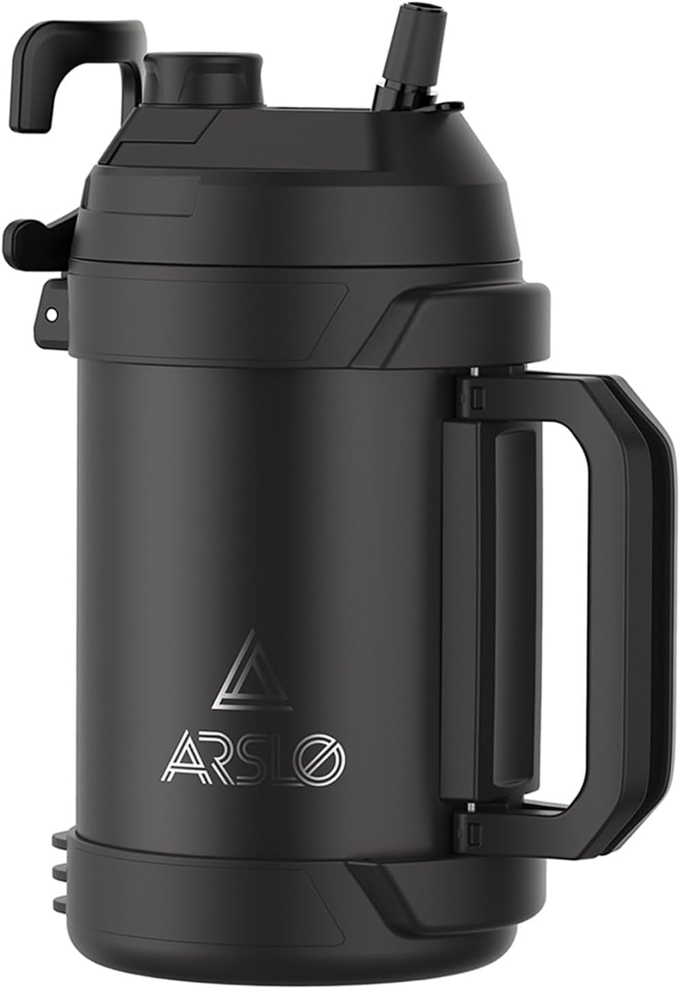 Sports Water Jug - Gallon Water Bottle - Large Insulated Stainless Steel Bottle for Gym, Workouts, Basketball, Football, Soccer - Keep Water Cold for Up To 24 Hours - 128 Ounce (Black)