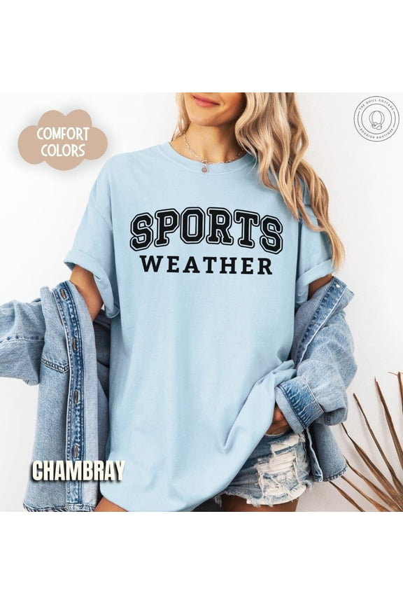 Sports Weather Shirt, Game Day Shirt, Football Game Tshirt, Team Mom Shirt, Sports Season Crewneck, Soccer Season T-Shirt