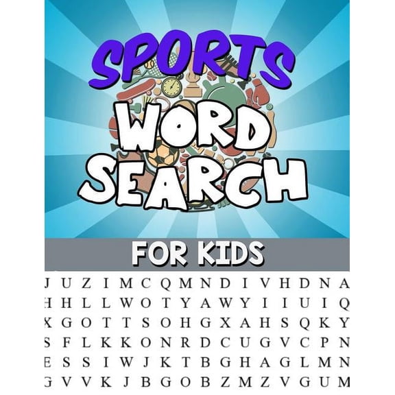 Sports Word Search For Kids: Large Print Word Search Puzzle: Fun & Educational Puzzle For Kids - Sports Activity Book (Paperback)(Large Print)