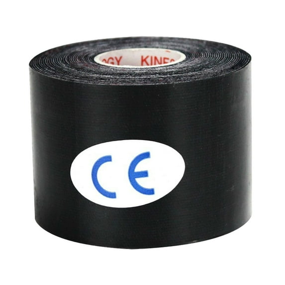 Sports Wrap Tape Athletic Tape Muscle Support Self Sticky Water Resistant Wrist Ankle Tape Protective Tape for Shoulder Knee black