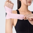 thumbnail image 1 of Sports Wrist Brace, Stabilizer Support For Gym Workout Sprain Relief, Grade Protection Tendonitis Pain Relief Breathable Adjustable Unisex, Pink, 1 of 6