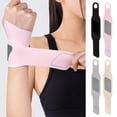 thumbnail image 1 of Sports Wrist Brace Support for Gym, Weightlifting, Basketball, Volleyball – Breathable Wrap, 360° Stabilizer, Tendonitis & Sprain Relief, Adjustable Fit, Unisex, Black/Gray, 39x7cm, 1 of 6