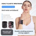 thumbnail image 1 of Sports Wrist Brace with Adjustable Fastener Tape Fitness Weightlifting Pain Relief Breathable Highly Elastic Wrist Support Sleeve, 1 of 8