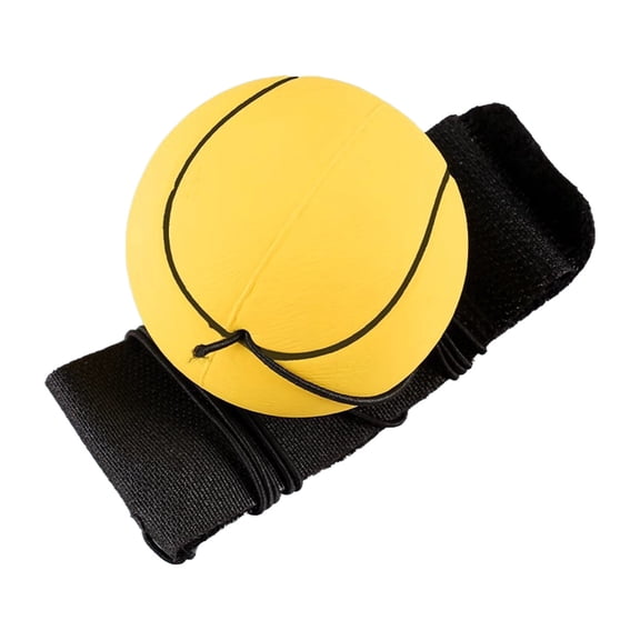 Sports Wrist Elastic Rope Middle Fitness Slap for Children Hand Eye Coordination Exercise Toy, 6 cm, Yellow