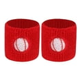 thumbnail image 1 of Sports Wristbands for Kids, Colorful Wrist Sweatbands Terry Cloth Wristbands with Soccer Basketball Football Baseball Design for Outdoor Sports Birthday Party Favors, 1 of 8