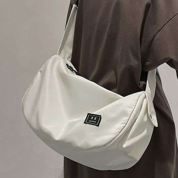 Sports Yoga Gym Bag, Waterproof Slanting Backpack, Nylon Material, Large Capacity Storage, Quick Access Pockets, Modern Design, Unisex, Fitness Outing, Travel Gear TOPLIU