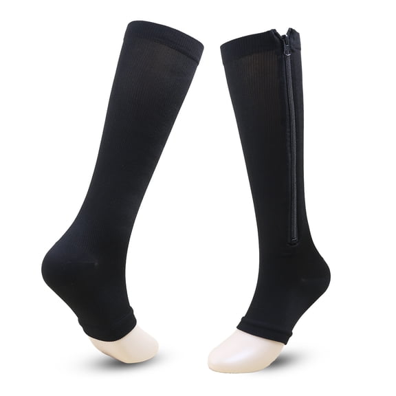 Sports Zipper Socks Comfort Support And Easy On Off With Innovative Side Zipper Design Gradient Compression And Breathable Fabric For Active Lifestyles