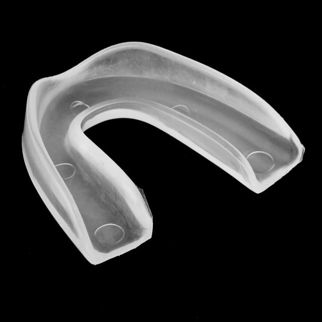 Sports mouth guard Adult Sports Bruxism Mouth Guard Tooth Protector (White)