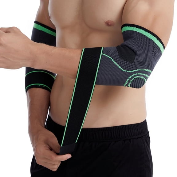 Sports pressure strap elbow pad unisex weight lifting fitness basketball Pressure Adjustable breathable tennis elbow pad