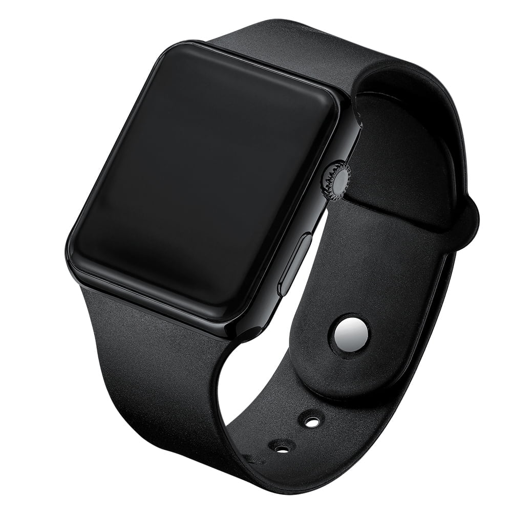 Sports watch for women Electronic LED Digital Sport Fitness Bracelet Walk Watch Fashion Casual Simple Silicone Female Watch Electronic Clock