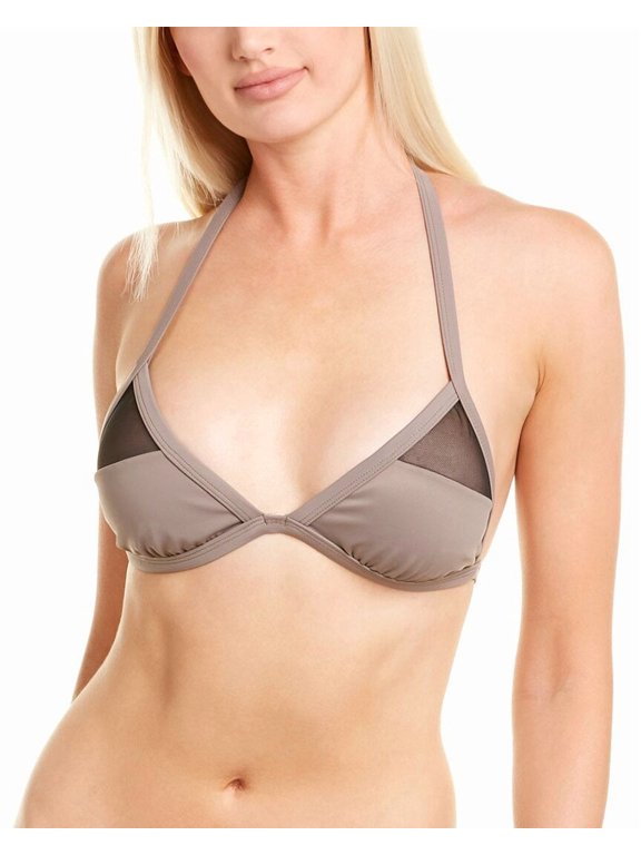 womens Sports Illustrated Swim Triangle Bikini Top, XS,