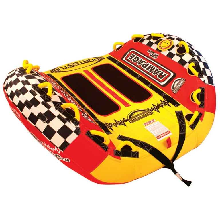 SportsStuff Half Pipe Rampage, Red and Yellow - Walmart.com