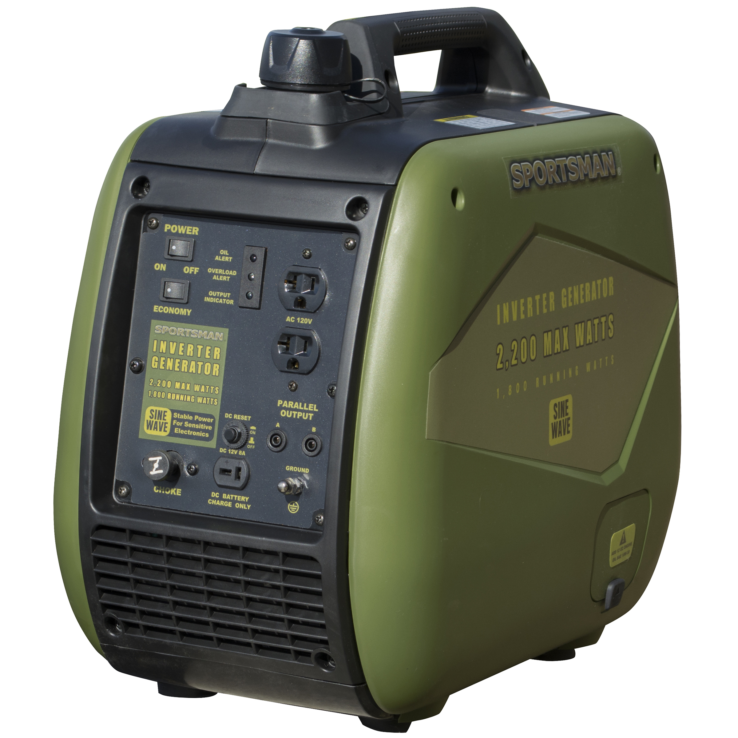 Sportsman 2200-Watt Gasoline Powered Recoil Start Portable Digital Inverter Generator with Parallel Capability - CARB Approved - image 1 of 6